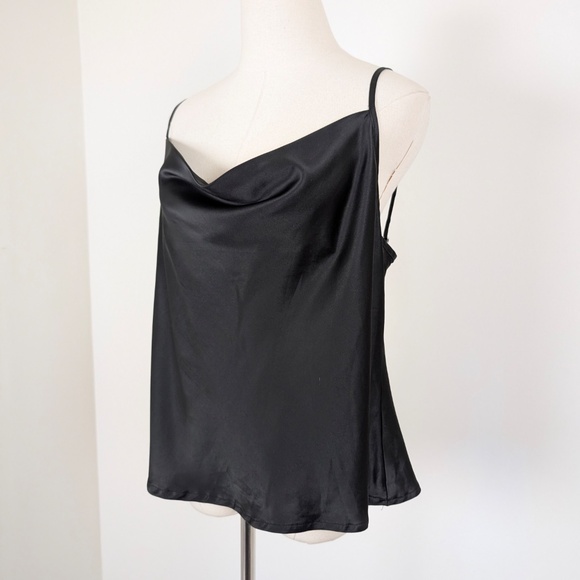 Free with Purchase Blush Mark Cowl Neck Camisole Tank Straps Satin Shiny Soft - Picture 4 of 8